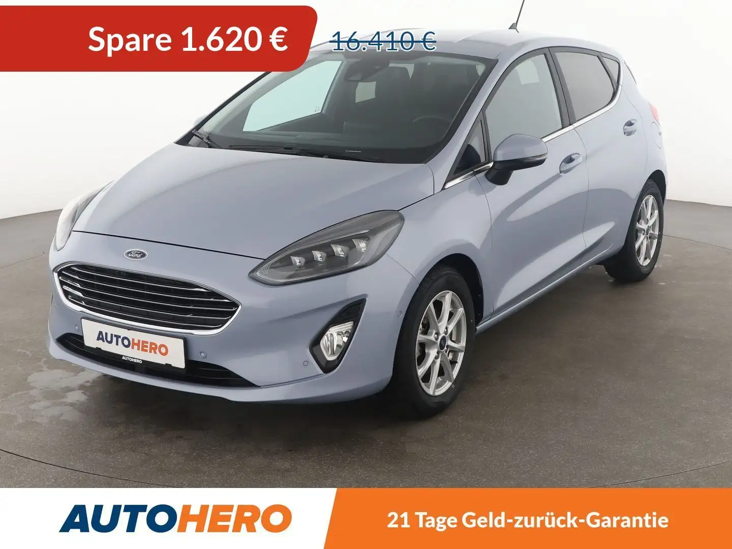Ford Fiesta 1.0 EcoBoost Titanium X *NAVI*LED*ACC*PDC* Blau - 1
