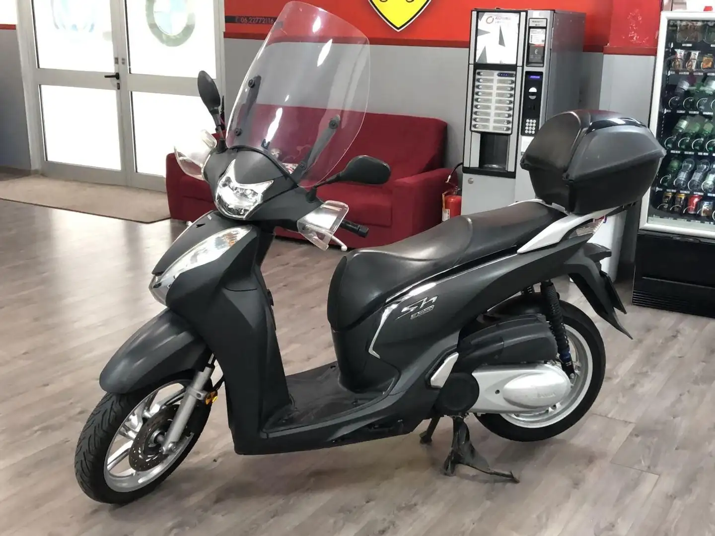 Honda SH 300 300i ABS parabrezza bauletto TAGLIANDI UFFICIALI Nero - 1