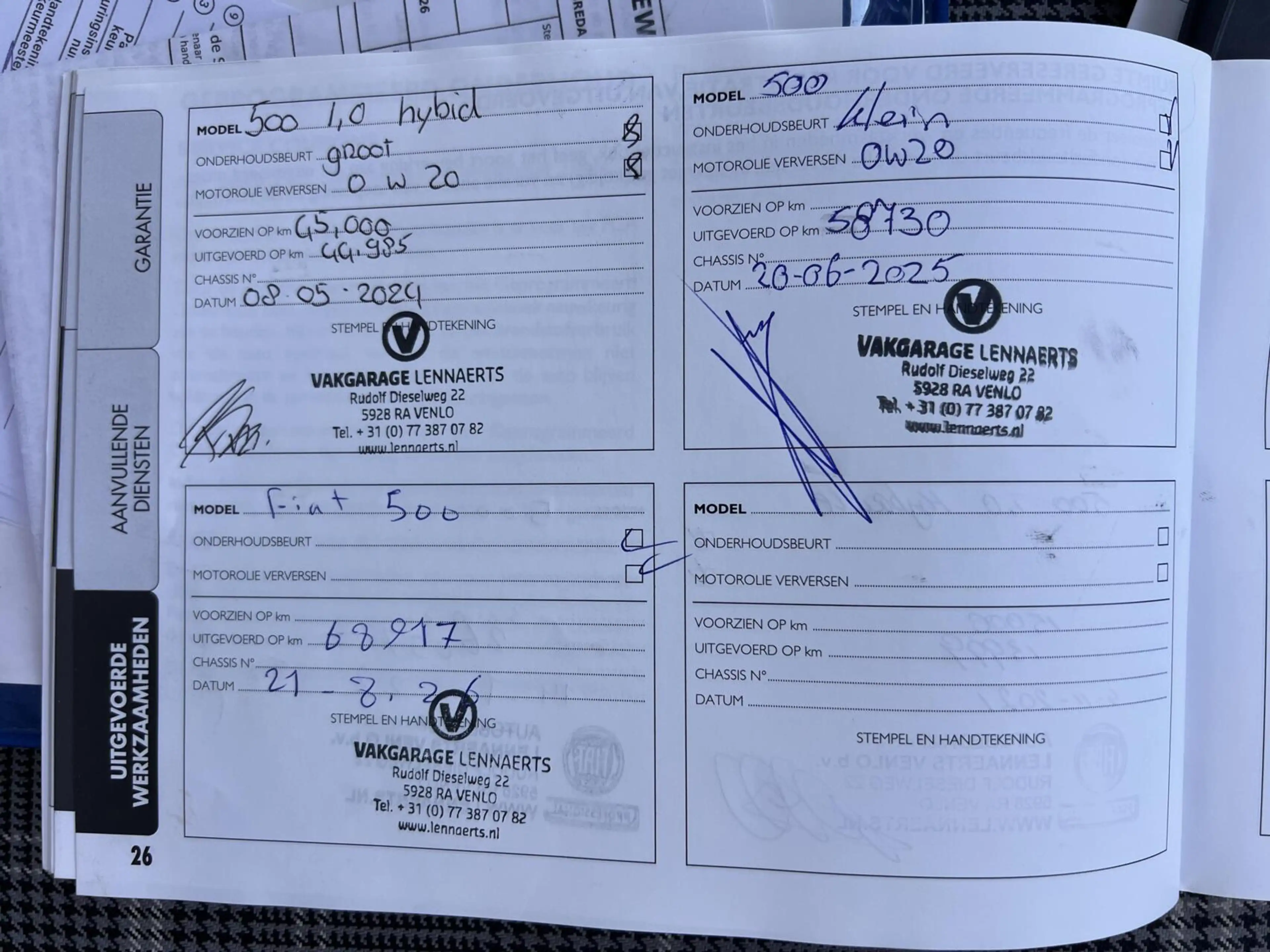 Fiat 500 1.0 Hybrid Lounge Airco Clima Cruise 1eEig NLauto — photo 46