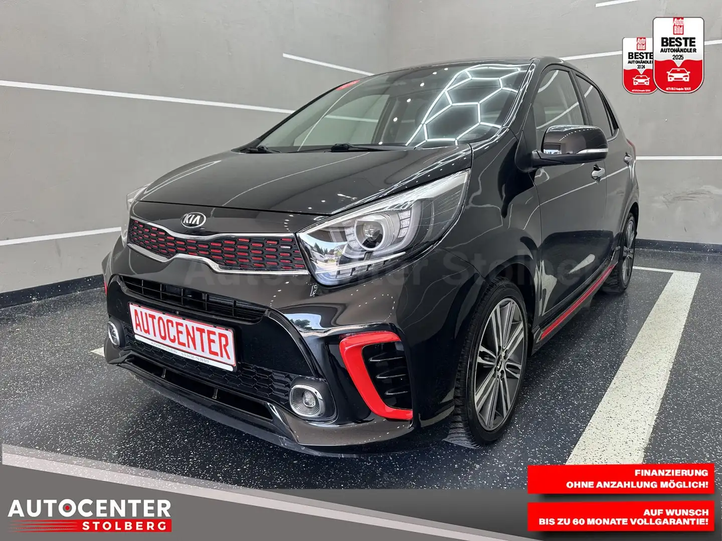 Kia Picanto GT-Line "LEDER-AUTO-WENIG KM-SITZH" Noir - 1