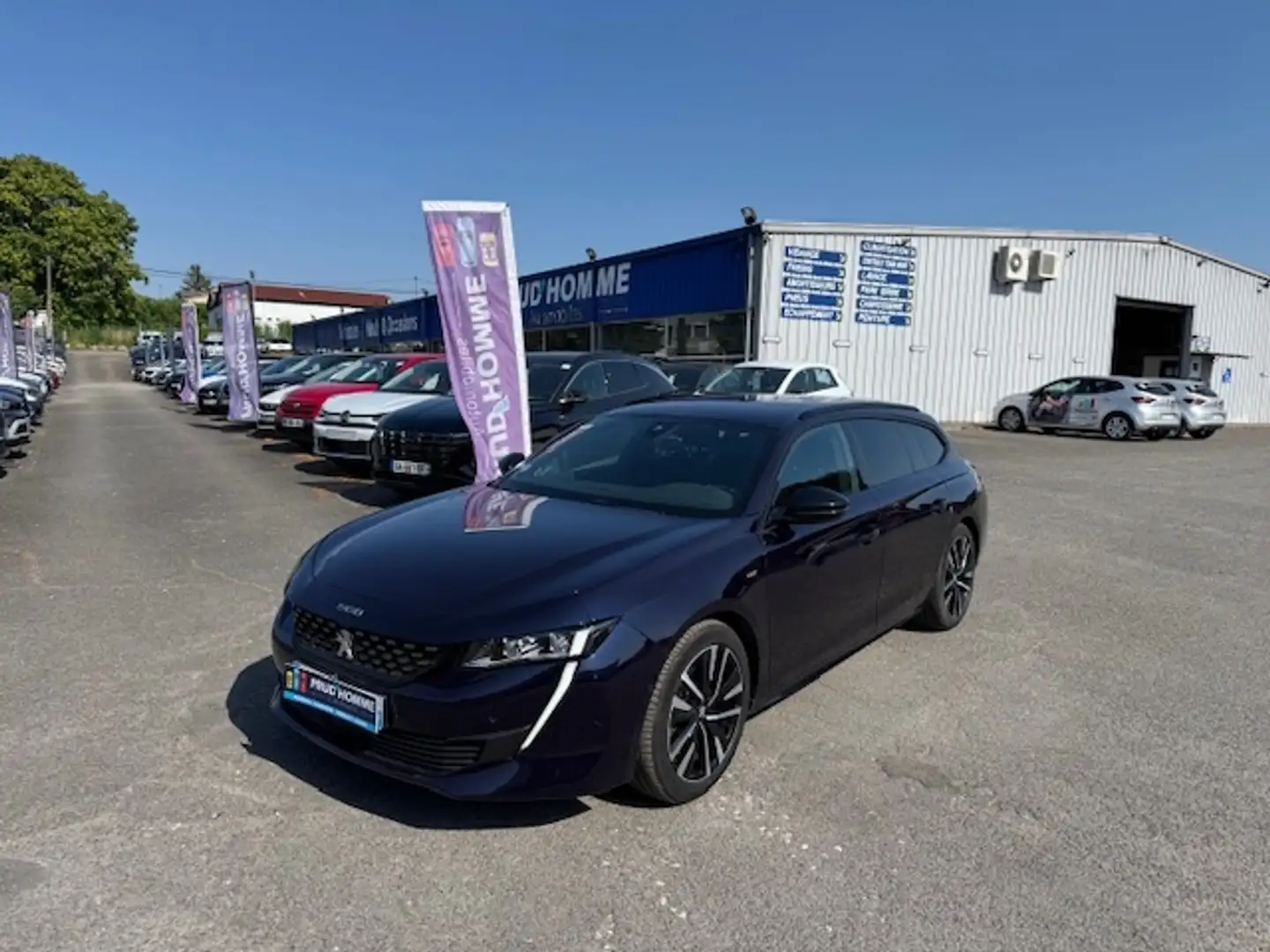Peugeot 508 PURETECH 130CH S\u0026S GT EAT8 Bleu - 1