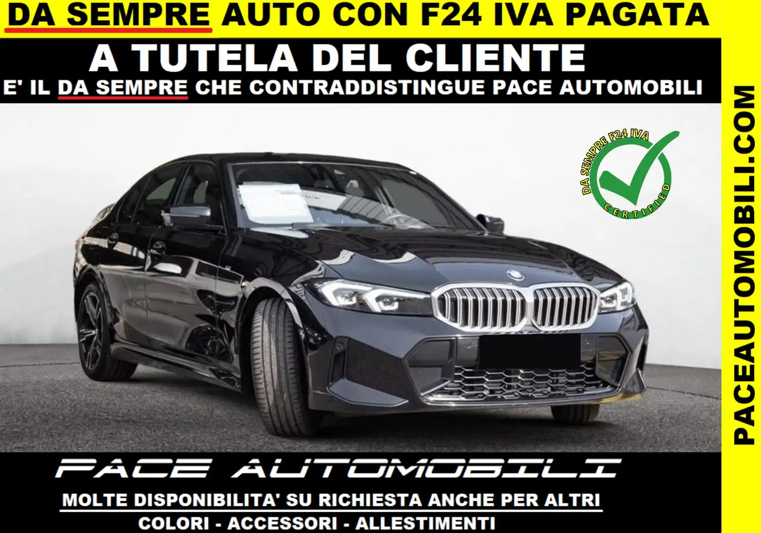 BMW 320 i M SPORT MSPORT M-SPORT LED PDC ACC KAMERA Nero - 1