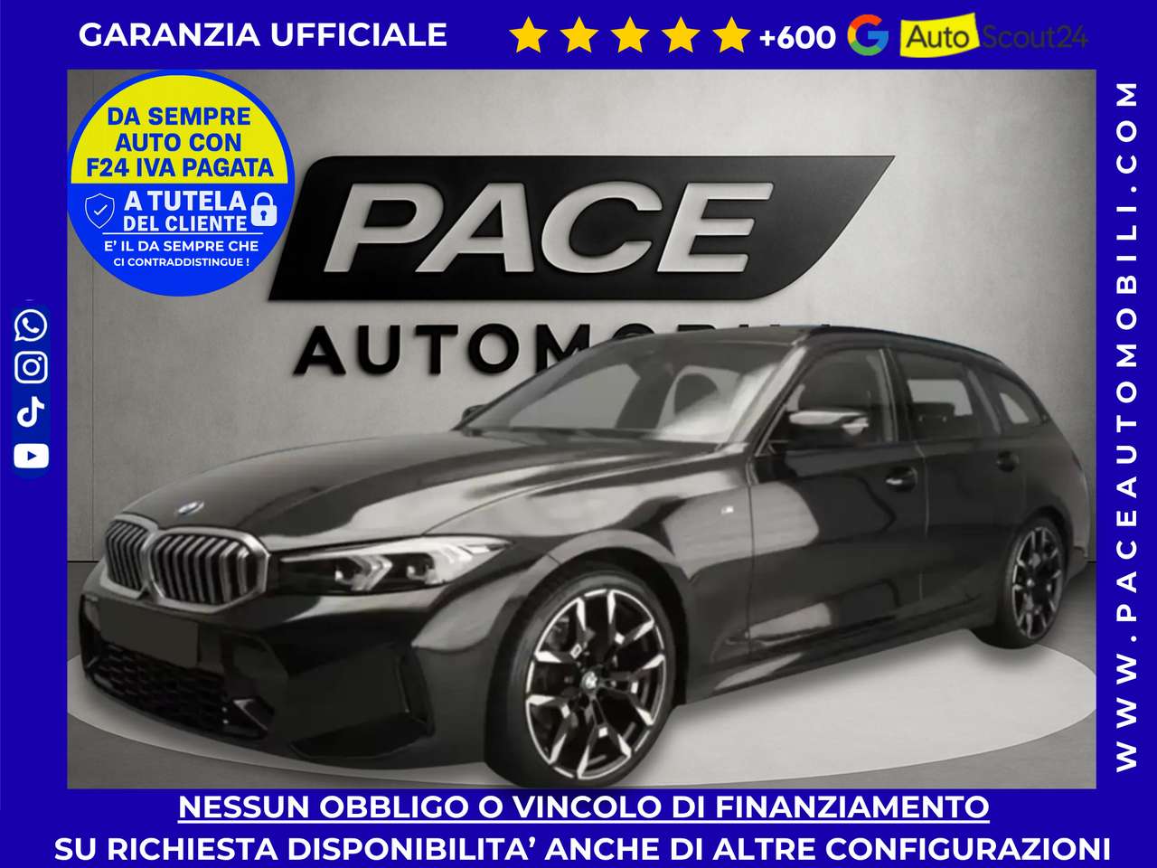 BMW 320 i M SPORT M-SPORT MSPORT PRO PDC 19" TETTO CRUISE
