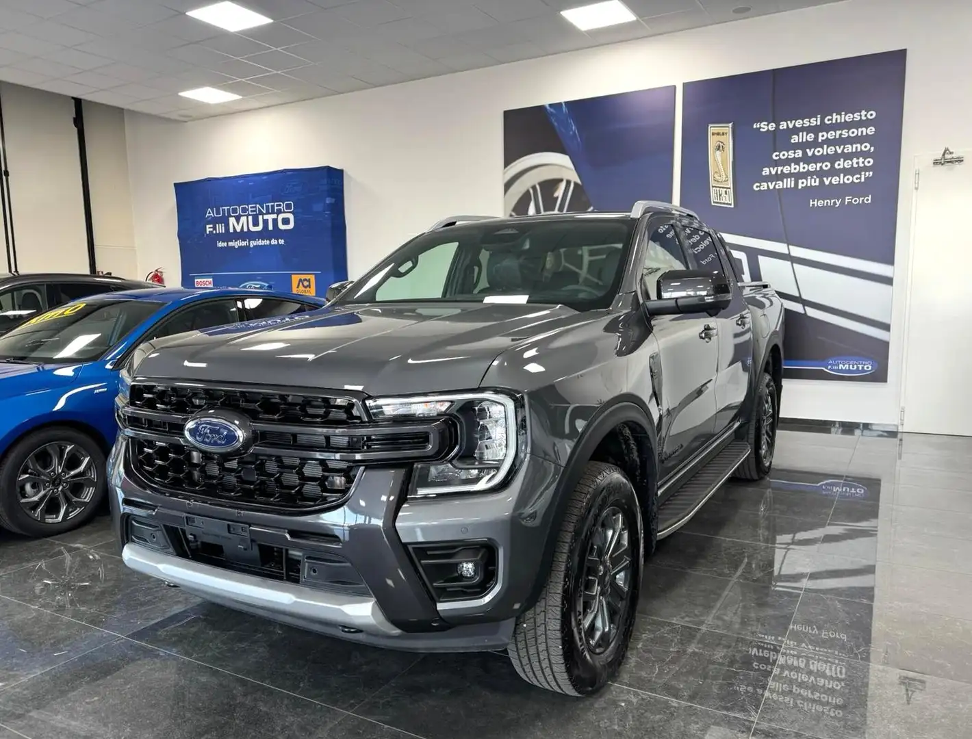 Ford Ranger 2.0 ecoblue Wildtrak awd 205cv COPERTURA ELETT. Gris - 1