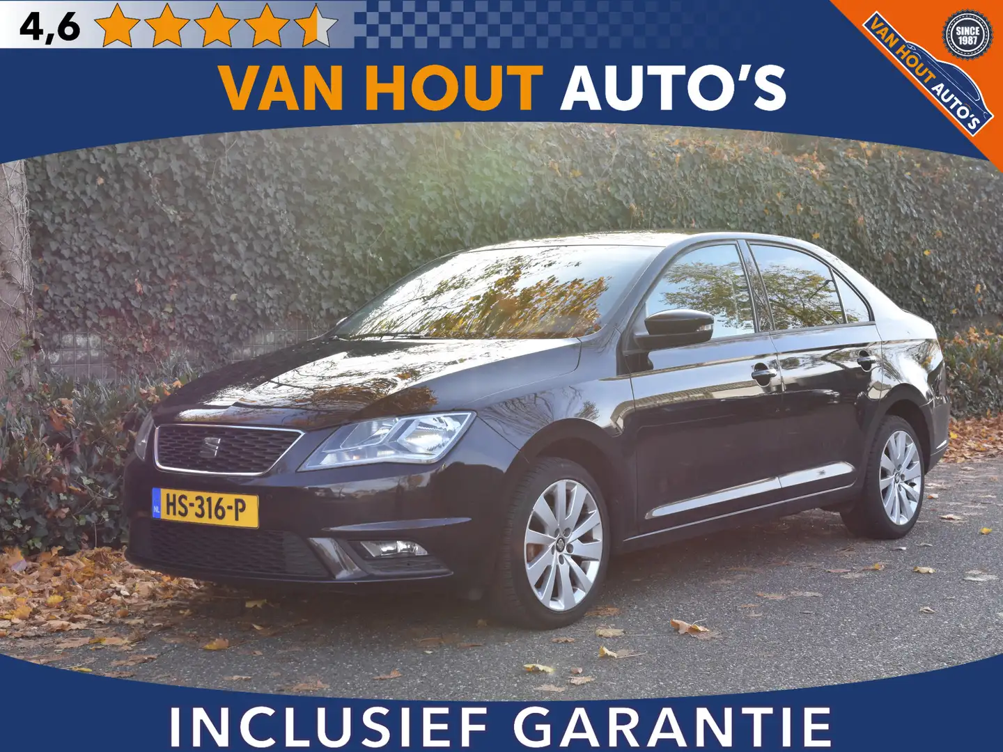 SEAT Toledo 1.2 TSI Style Connect | CARPLAY | Zwart - 1
