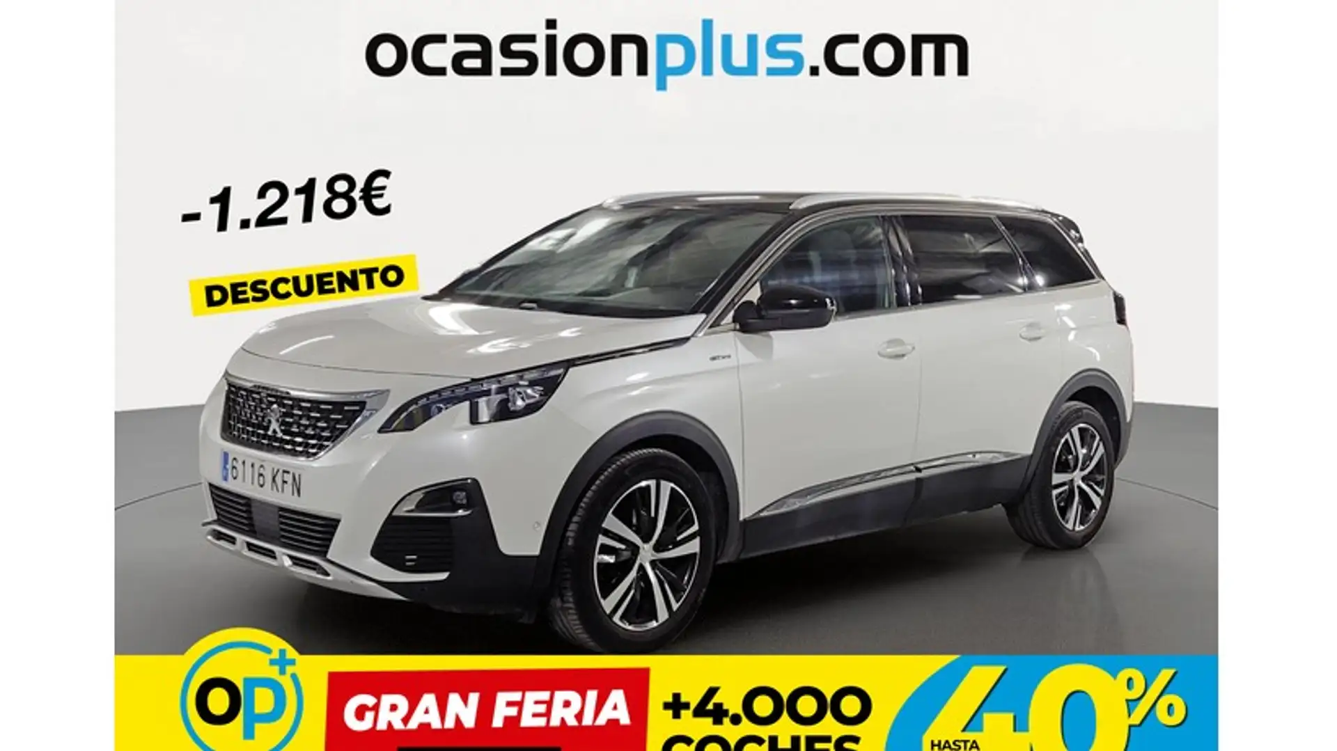 Peugeot 5008 GT-Line 1.6L THP 121kW (165CV) EAT6 Blanco - 1