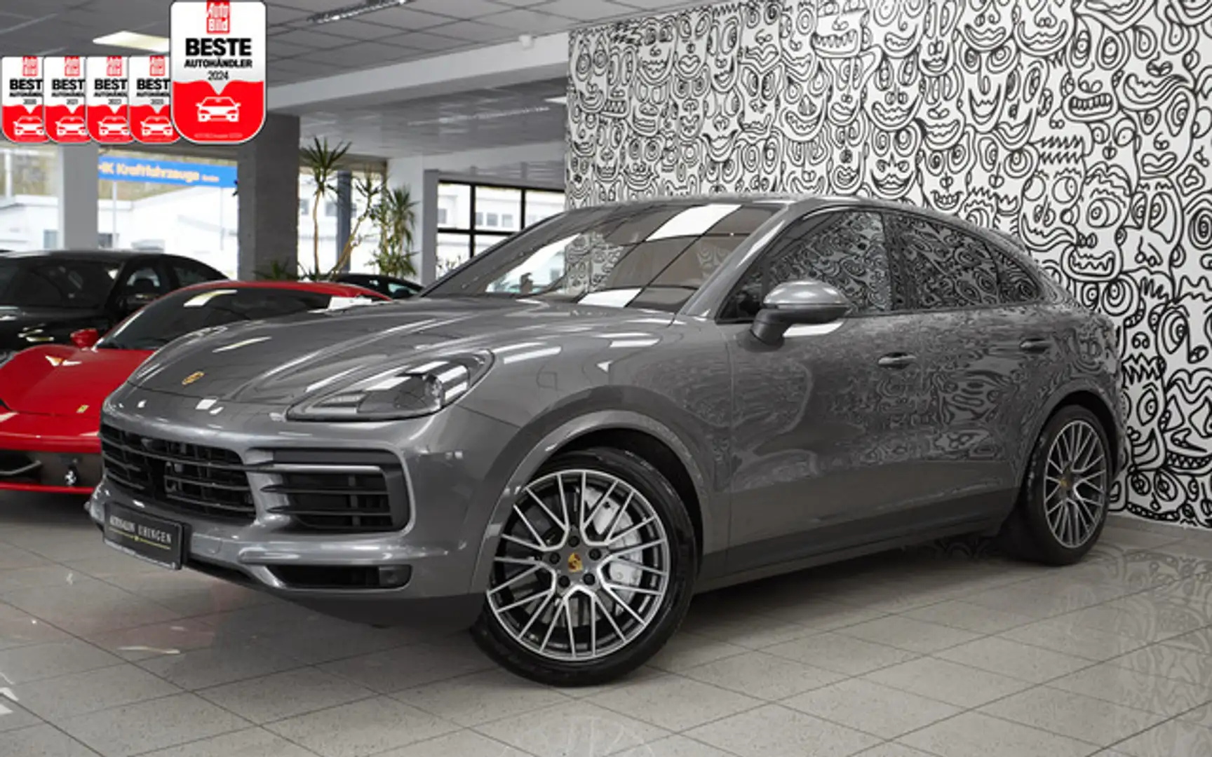 Porsche Cayenne Coupe S SPORTSITZ&AGA*LUFT*PANO*KERAMIK* Grijs - 1