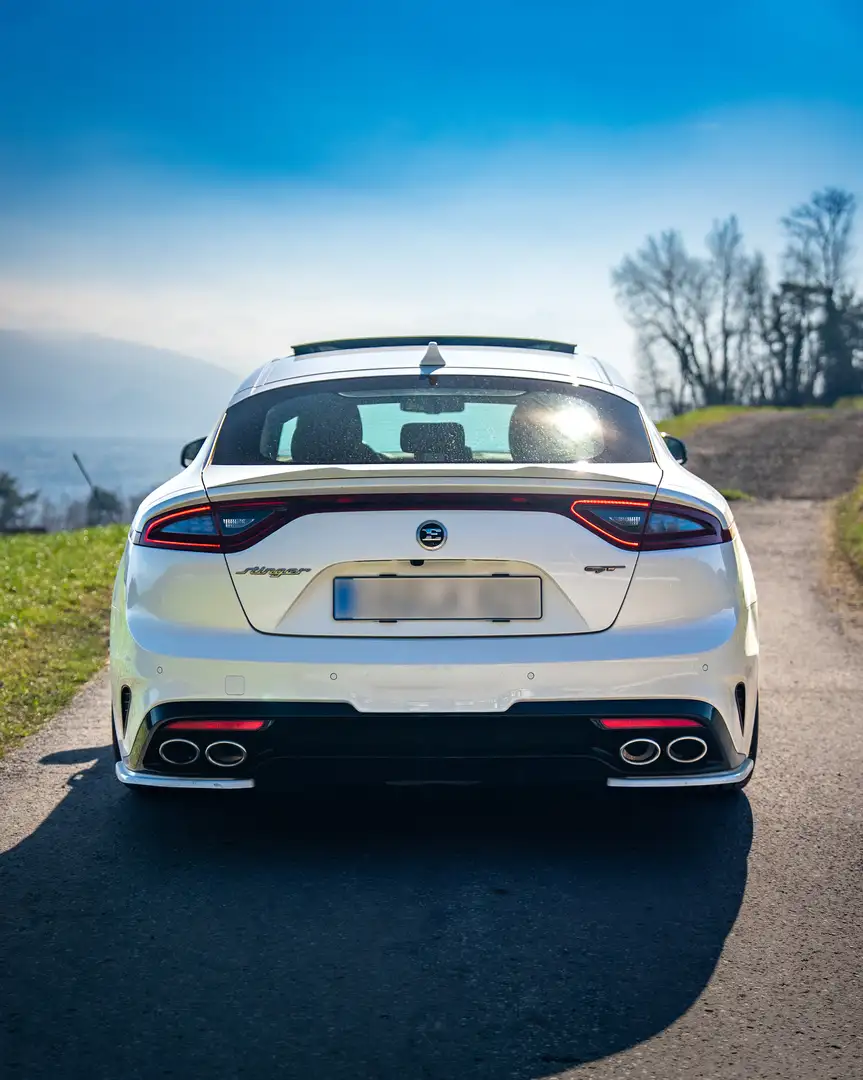 Kia Stinger 3.3 T-GDI AWD GT EINZELSTÜCK TÜV-Service NEU VOL Weiß - 2