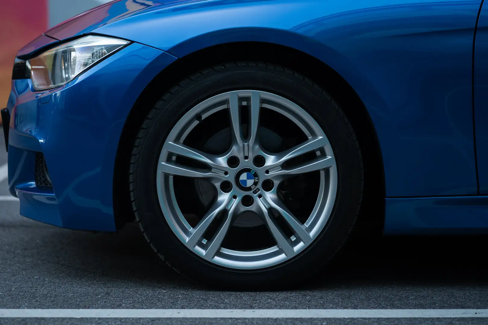 BMW 318 318d M Paket ab Werk Blau - 2