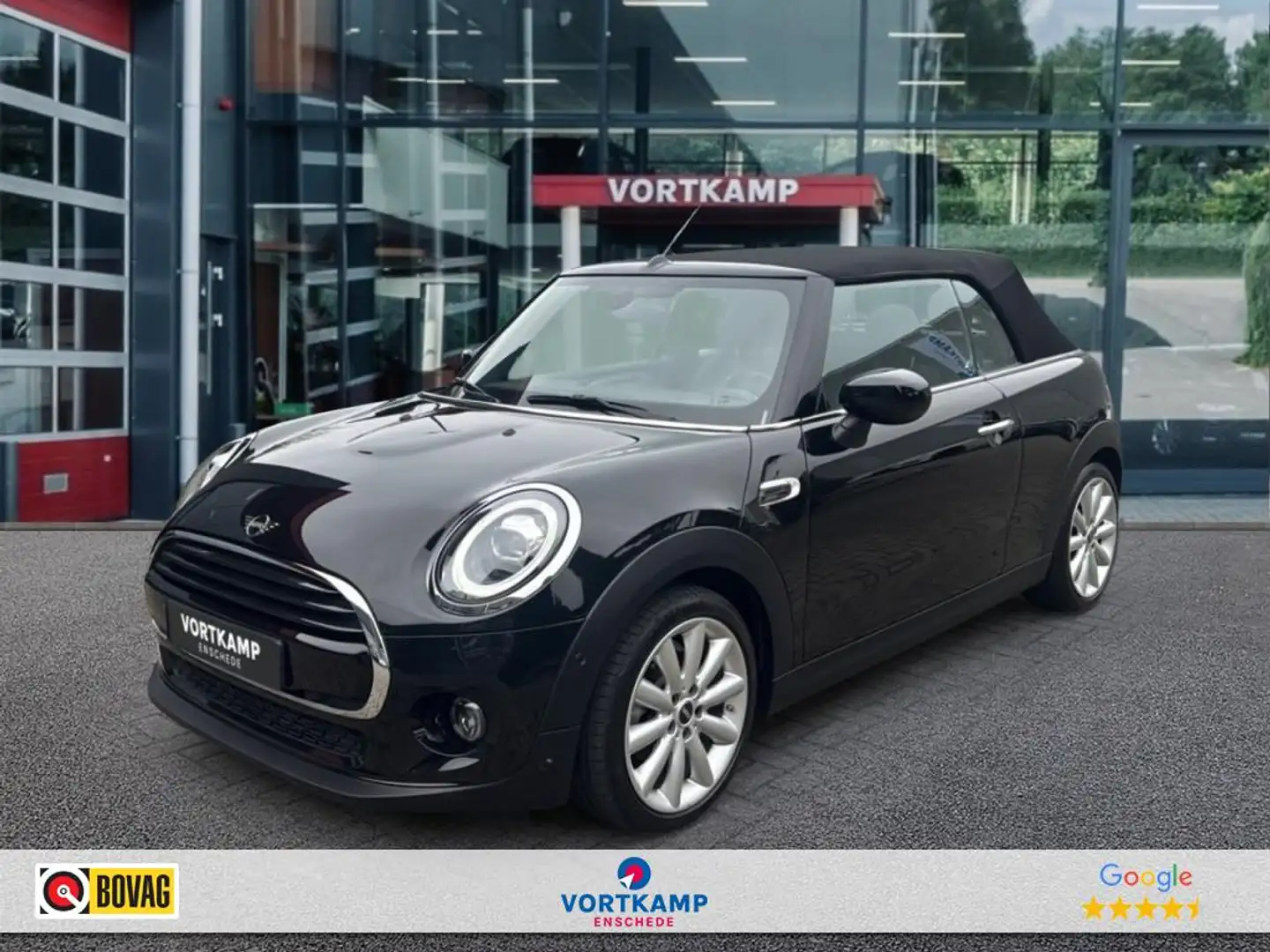 MINI Cooper Cabrio 1.5 COOPER CAMERA/DIG-DASH/LED/STOELVERW/NAVI/CARP Negro - 1