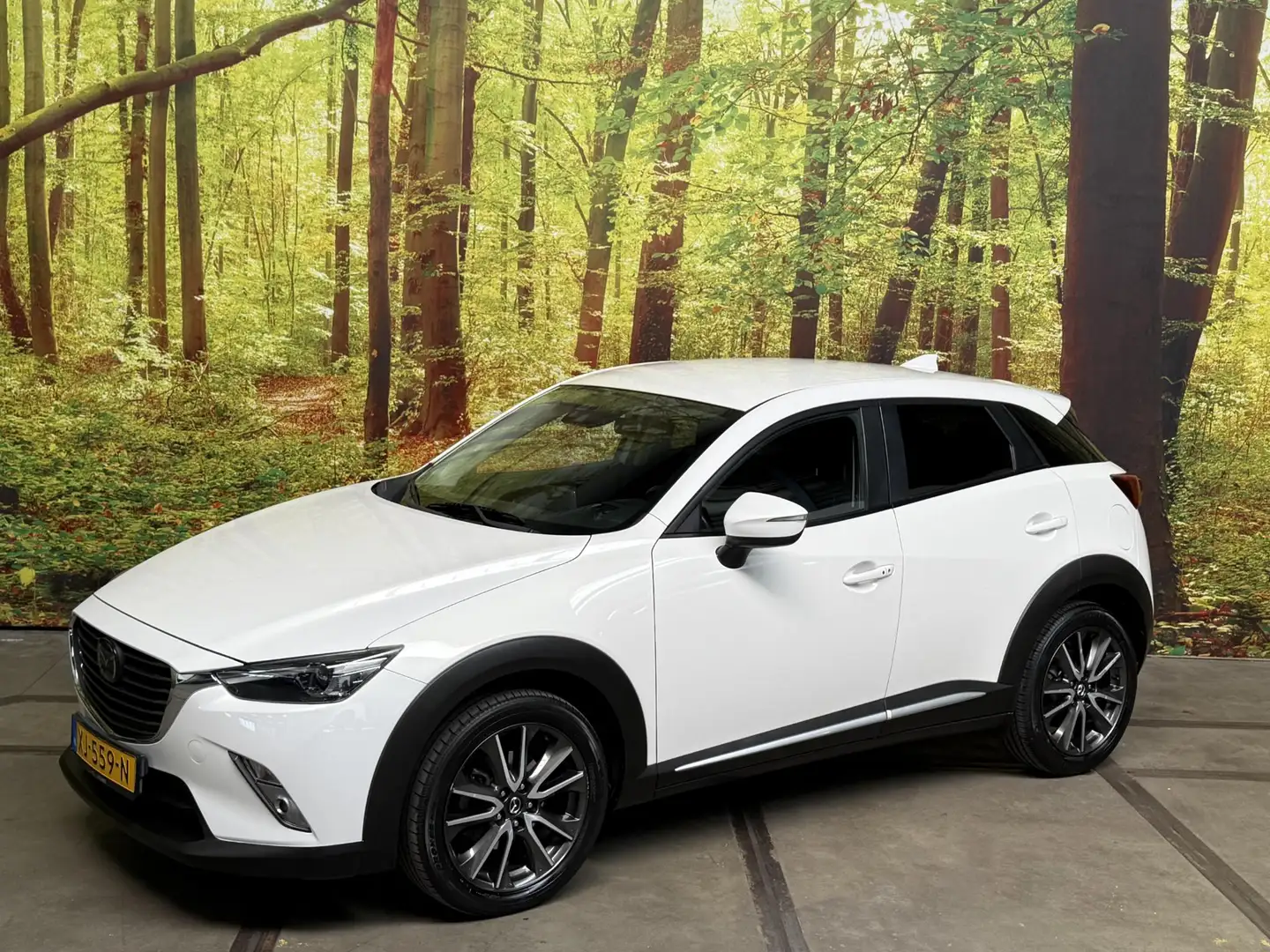 Mazda CX-3 2.0 SkyActiv-G 120 GT-M Automaat Leder Navi Camera Wit - 1