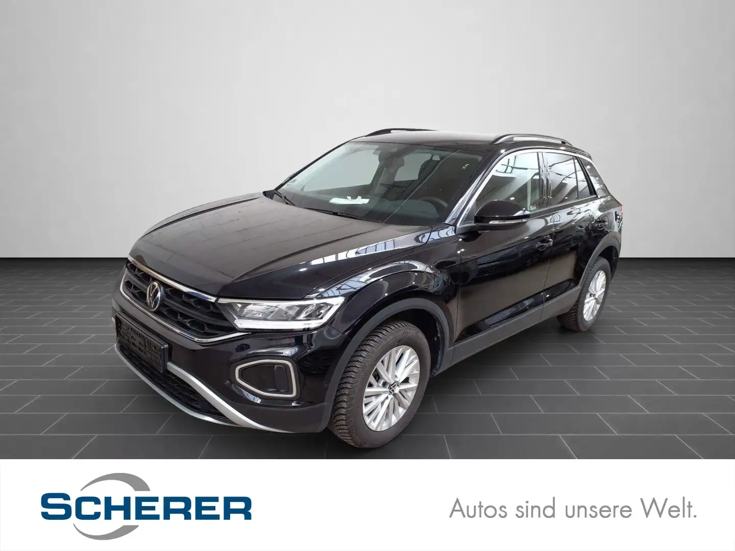 Volkswagen T-Roc 1,0 TSINAVI/LED/PDC/Sitzheizung vo. / u.v. Schwarz - 1