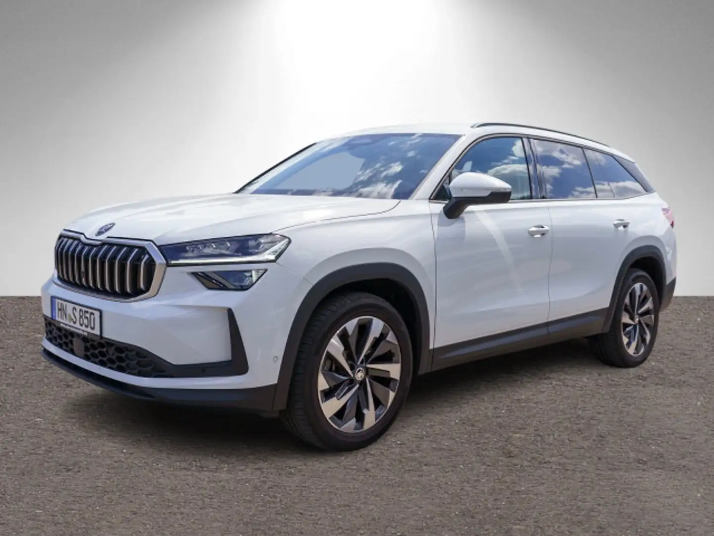 Skoda Kodiaq Selection 4x4 2,0TDI DSG LED NAVI ACC AHK Weiß - 1