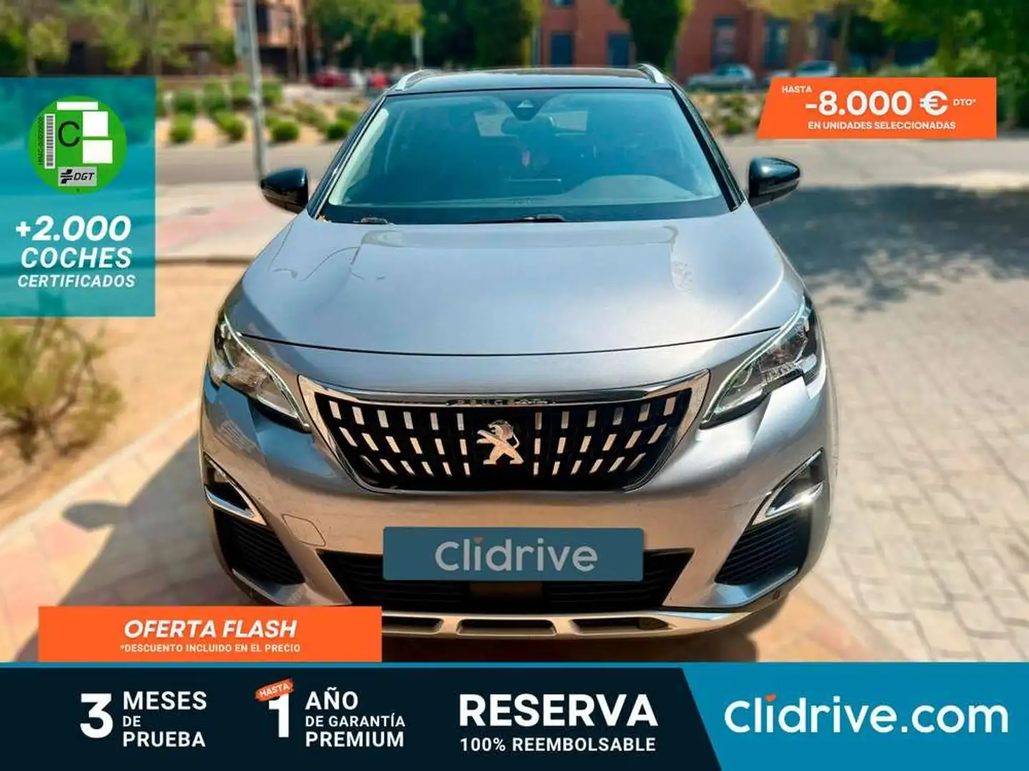 Peugeot 3008 1.5L BlueHDi 96kW (130CV) S&S Allure Gris - 1