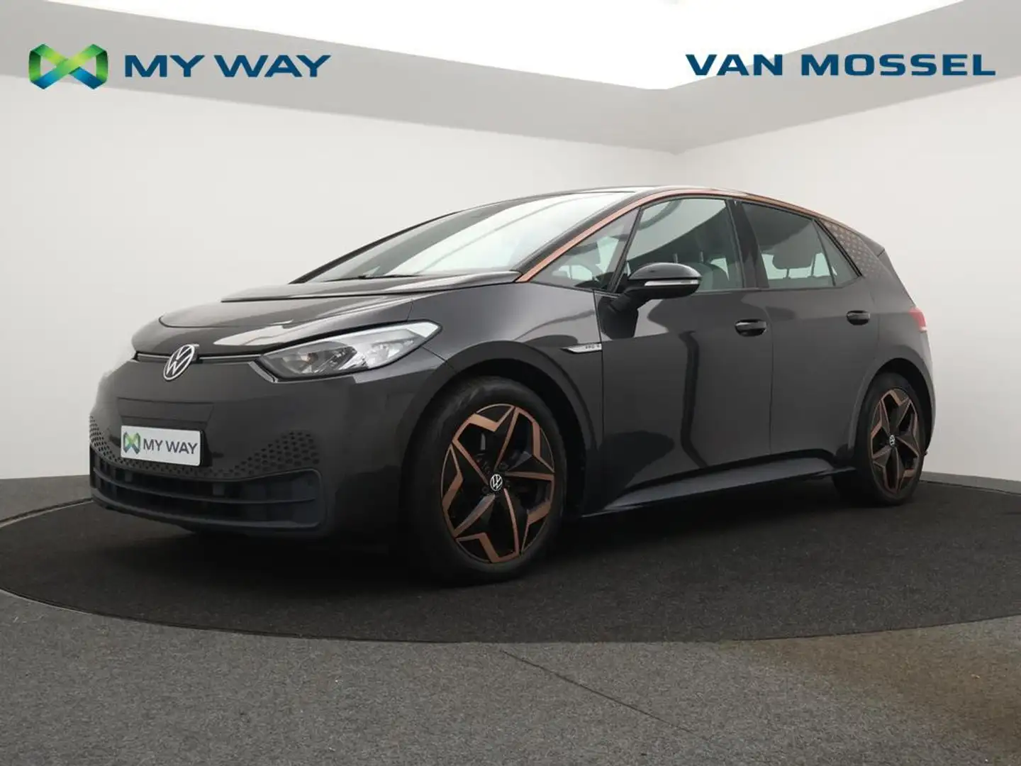 Volkswagen ID.3 Pro S 77kWh 204PK *NAVI*APP CONNECT*PDC*SFEERVERLI Gris - 1
