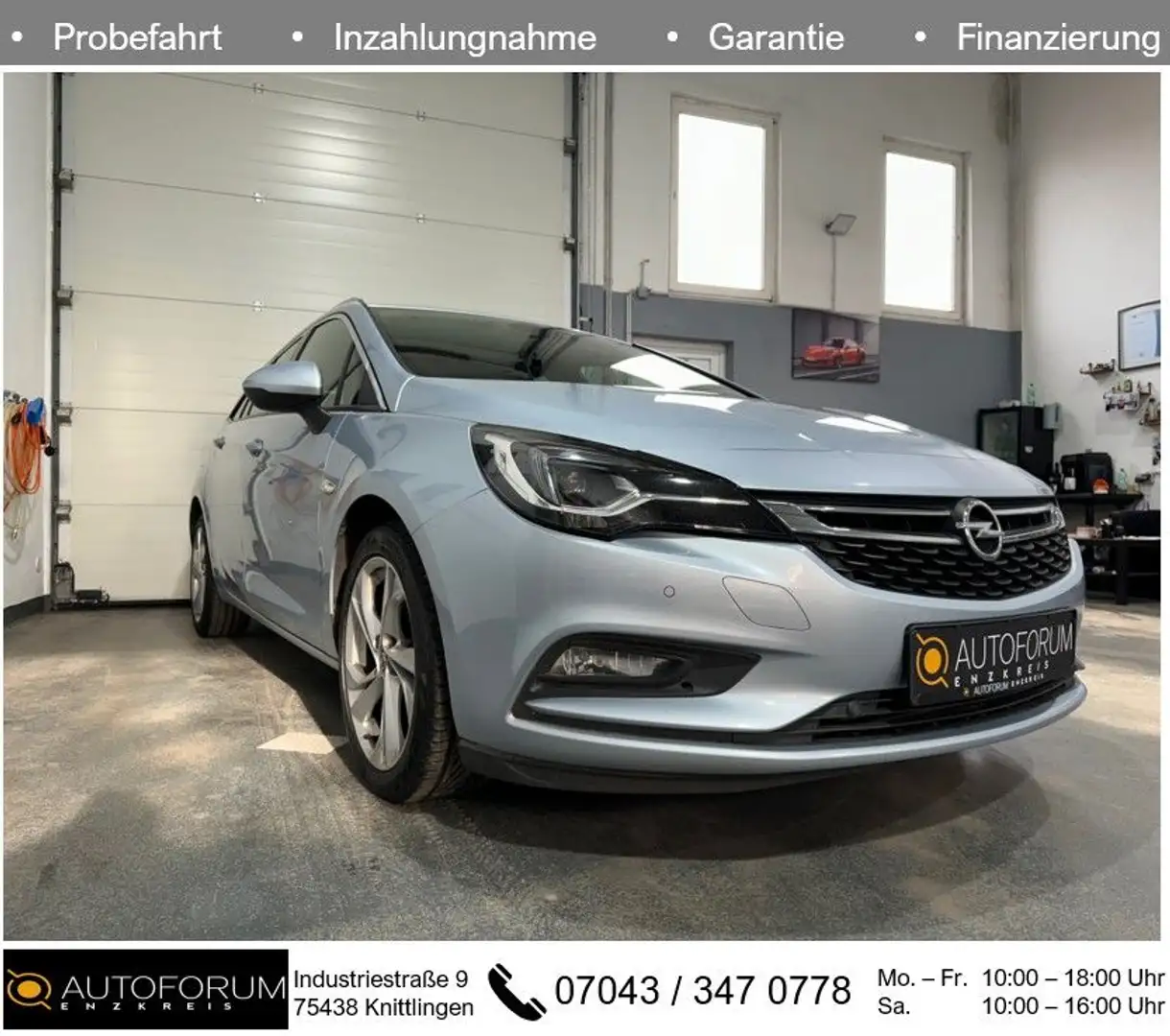 Opel Astra ST 1.6CDTI Automatik *MFL*R-KAMERA*LED Silber - 1