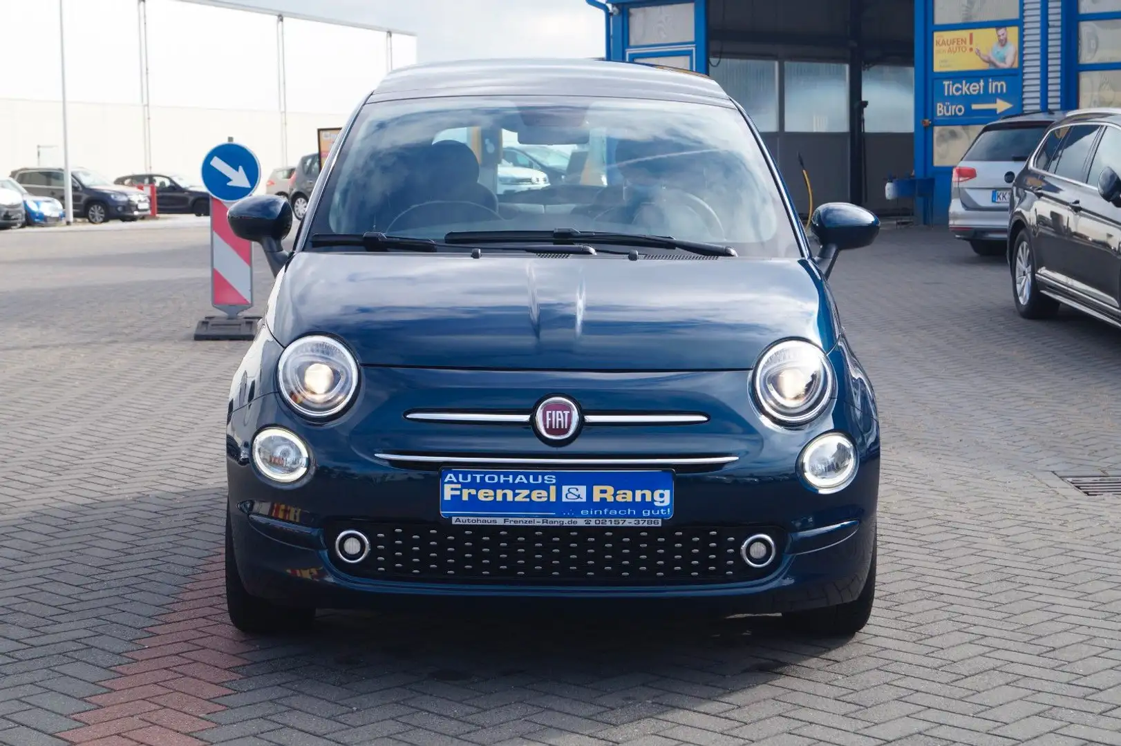 Fiat 500 *Schiebedach*Allwetter*Navi*PDC* Blau - 2