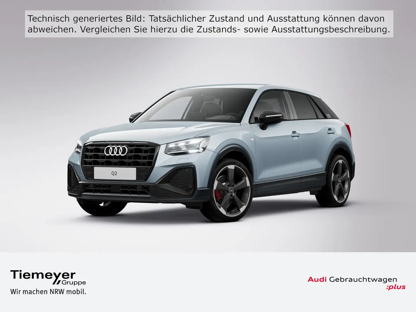 Audi Q2 35 TFSI 2x S LINE MATRIX LM19 KAMERA AHK Grau - 1