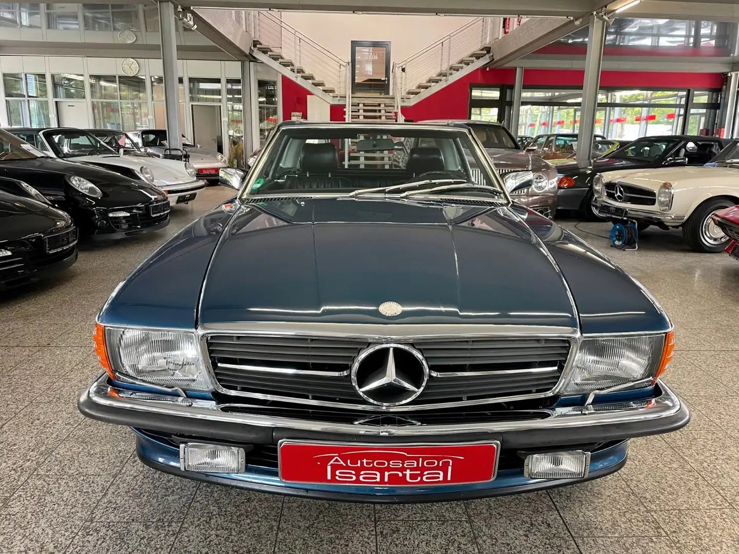 Mercedes-Benz 500 SL - dt. Fzg.- 1. Hd. - MB-KD-Heft- TOP! Blu/Azzurro - 2