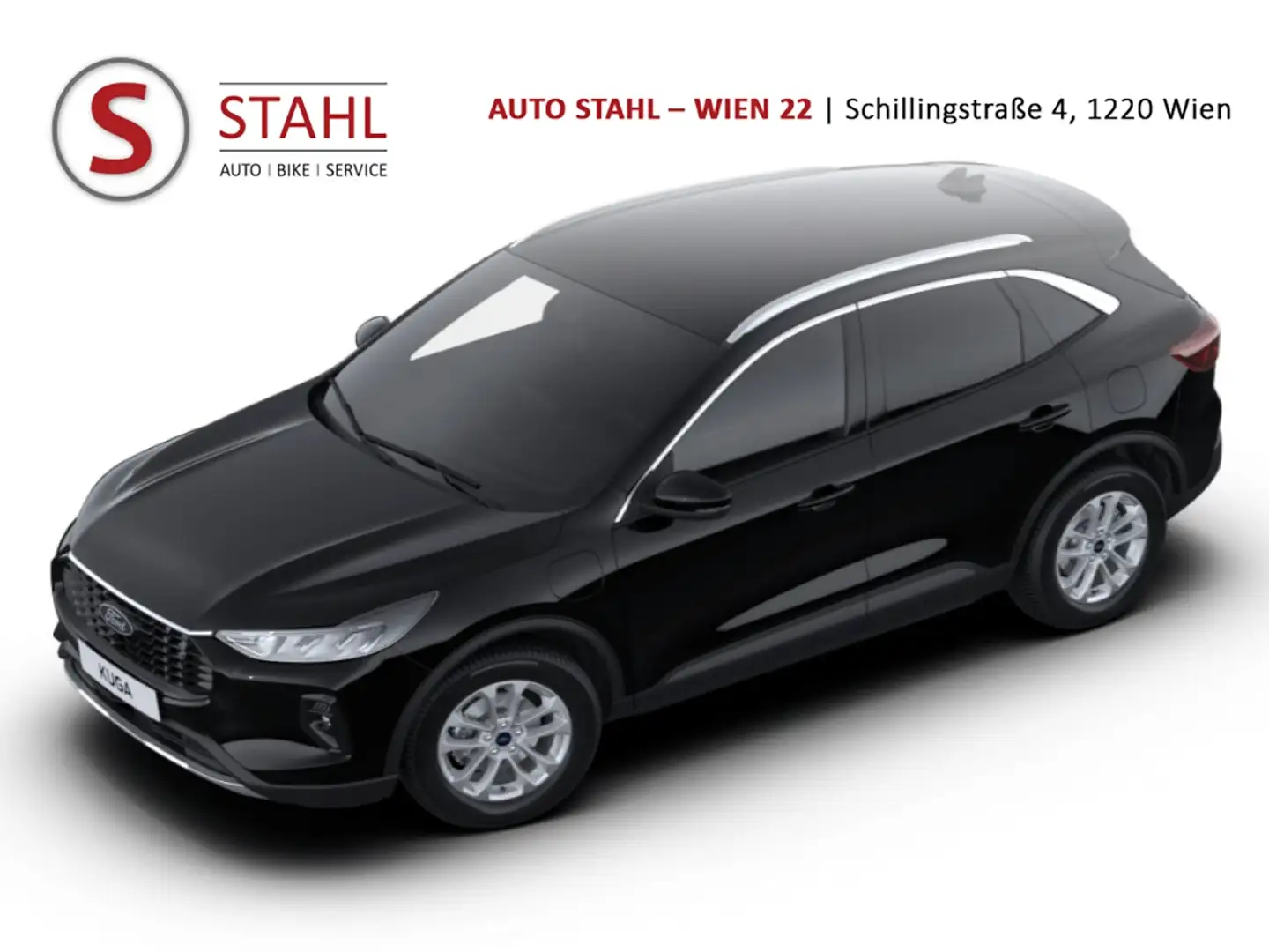 Ford Kuga 2,5 Duratec PHEV Titanium Aut. Schwarz - 1