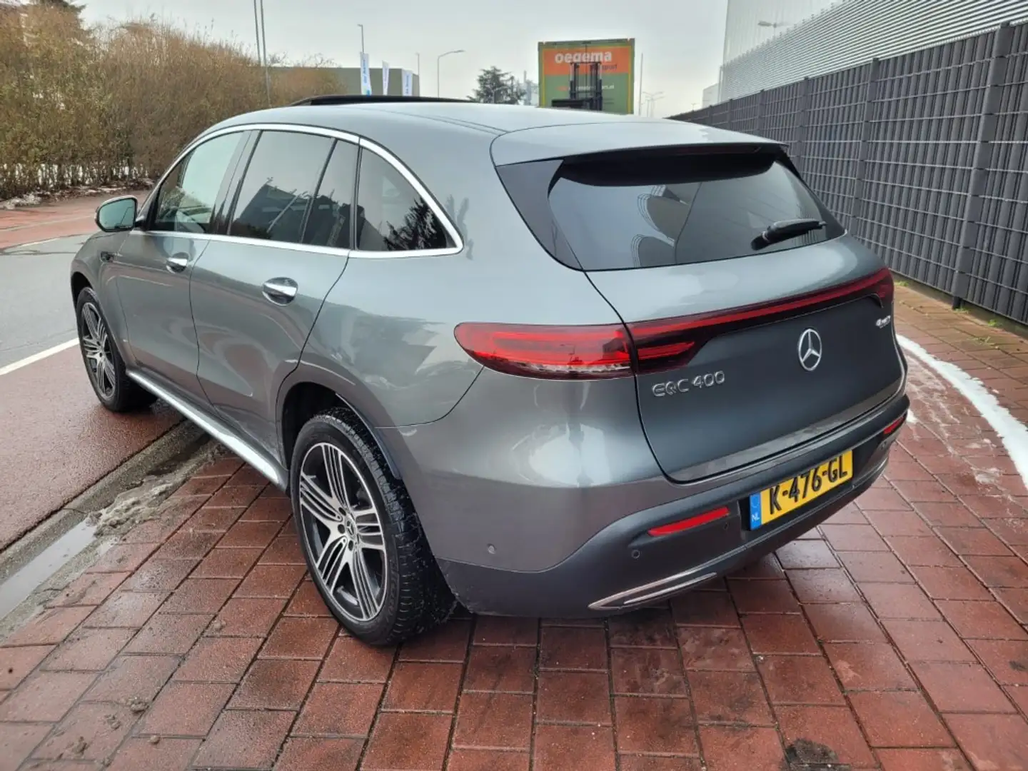 Mercedes-Benz EQC 400 4MATIC Business Solution Luxury 80 kWh Leer, Cruis Gris - 2