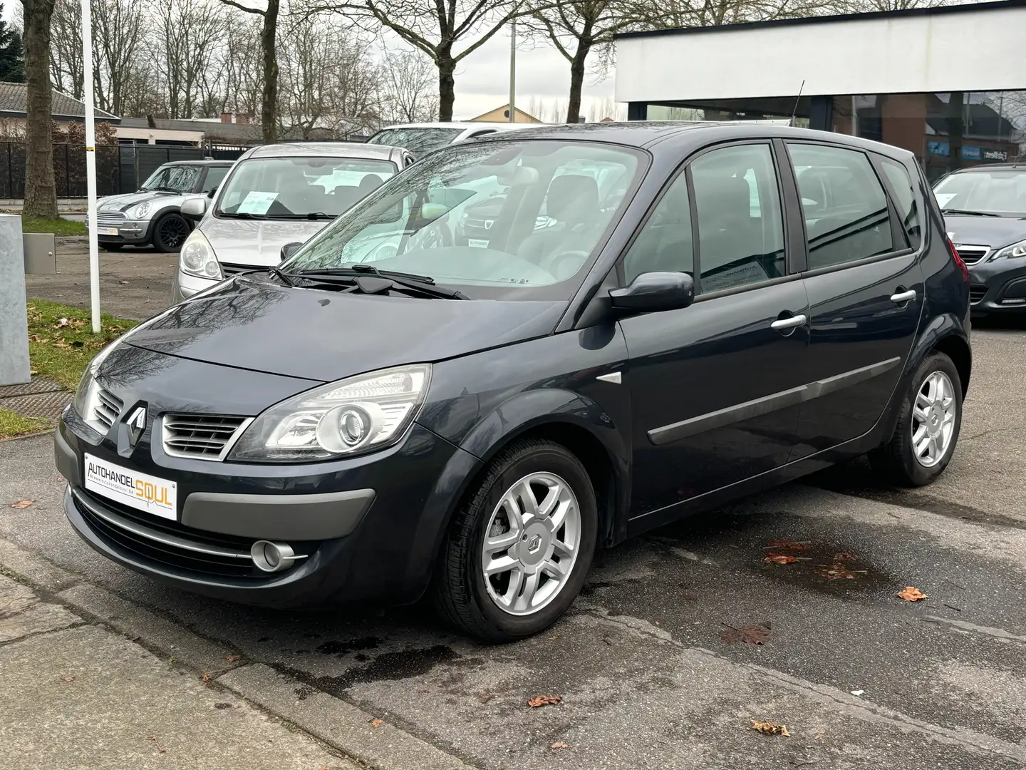 Renault Scenic 1.6i, 11/2008, 115.495km, PDC, GPS, 12m Garantie Grijs - 1