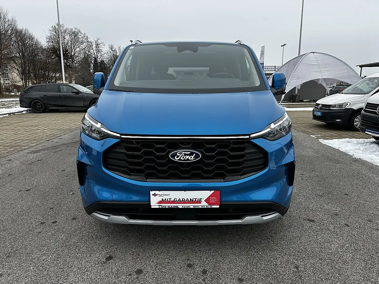 Ford Tourneo Custom Bus 2,0 EcoBlue 320 L2H1 AWD Active Aut.LED Pan... Blau - 2