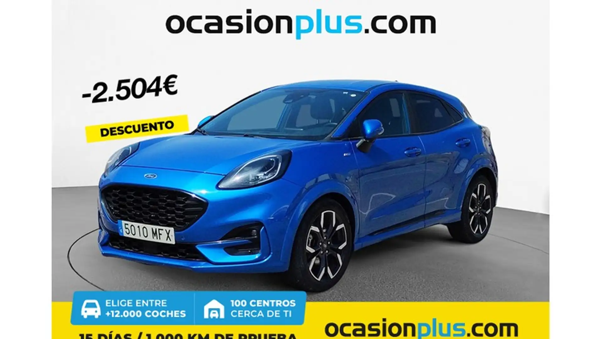 Ford Puma 1.0 EcoBoost MHEV ST-Line X 155 Bleu - 1