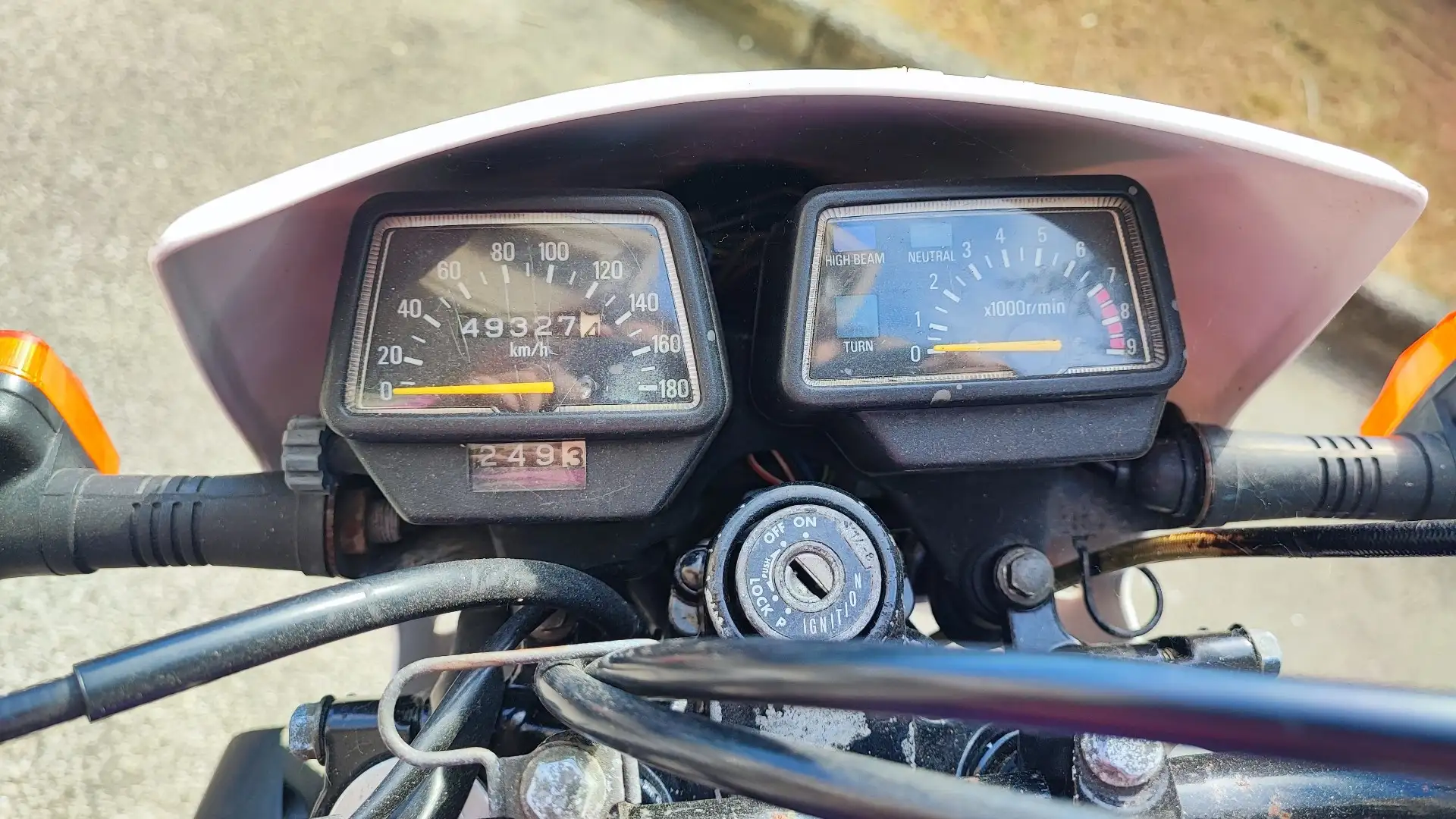 Yamaha XT 600 e Paars - 1