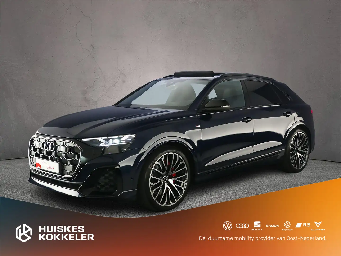Audi Q8 55 TFSI e quattro Pro Line S | S Line | Head Up | Blauw - 1