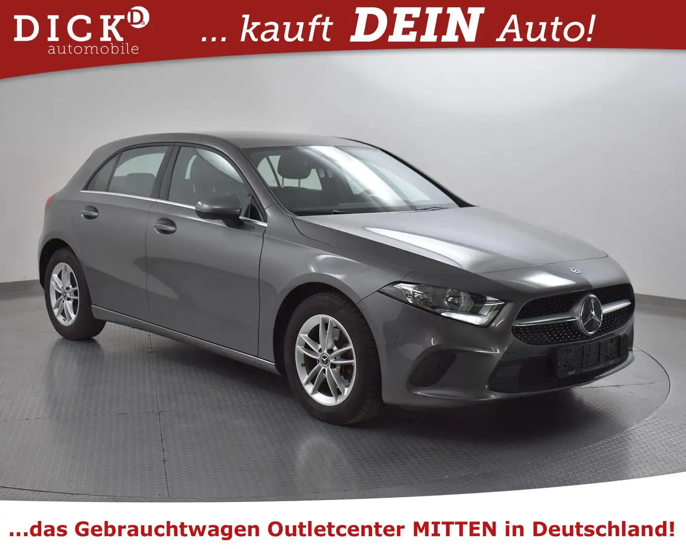 Mercedes-Benz A 180 d Style LEDER+NAVI+SHZ+KAMERA+TEMP+PARK+LM Grau - 1