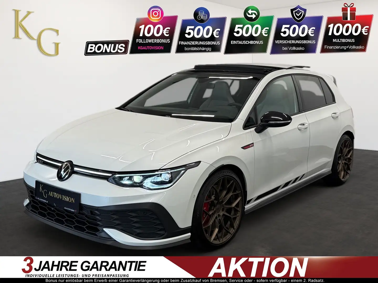Volkswagen Golf GTI Clubsport 2.0 TSI  ab ca. 245€ monatlich Weiß - 1
