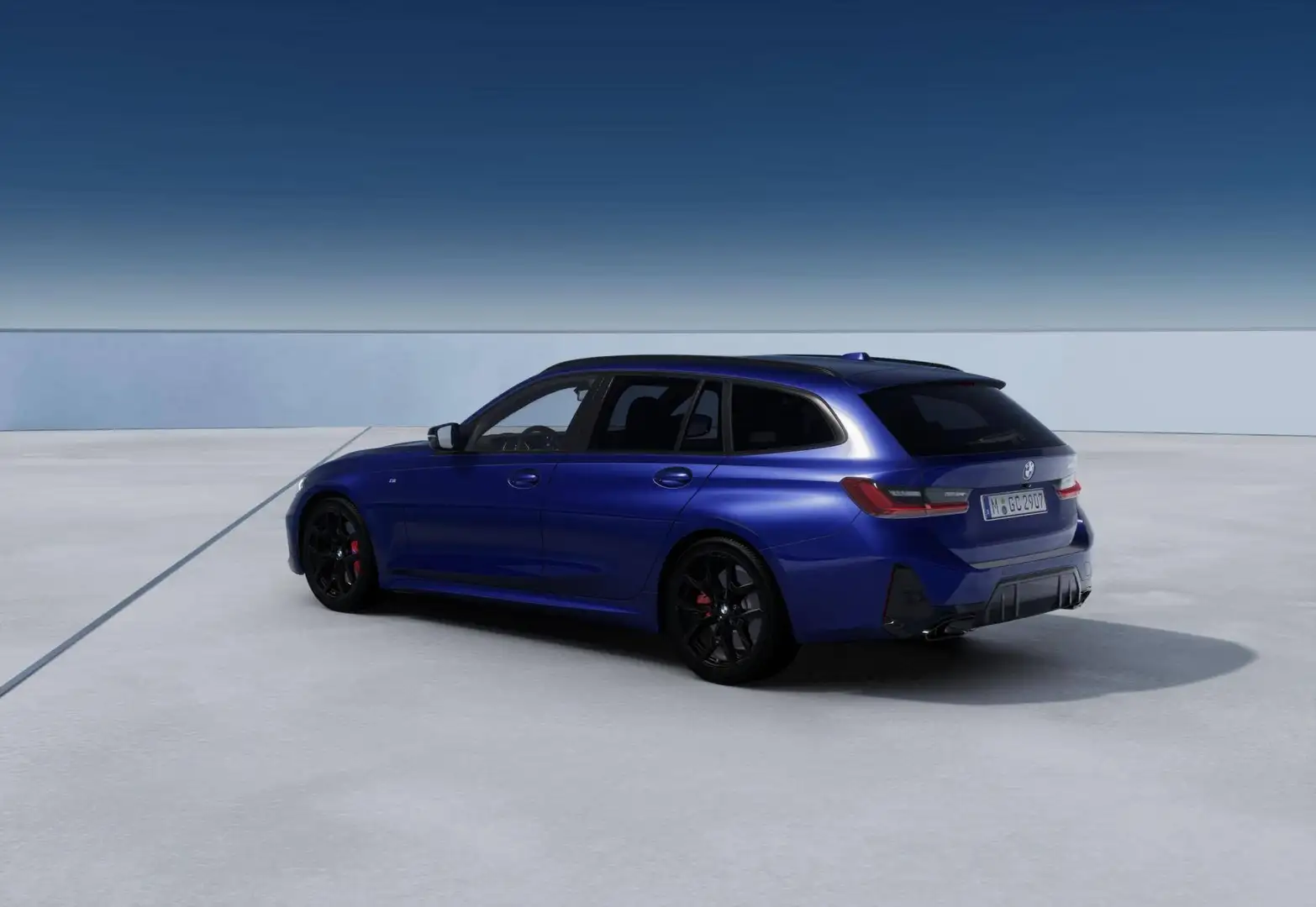 BMW 340 M340d Touring 48V xDrive MSport Pro Blu/Azzurro - 2