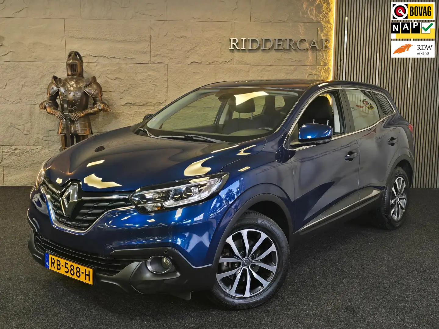 Renault Kadjar 1.2 TCe Limited|GARANTIE|NAP|2E EIG|TREKHAAK|CRUIS Blauw - 1