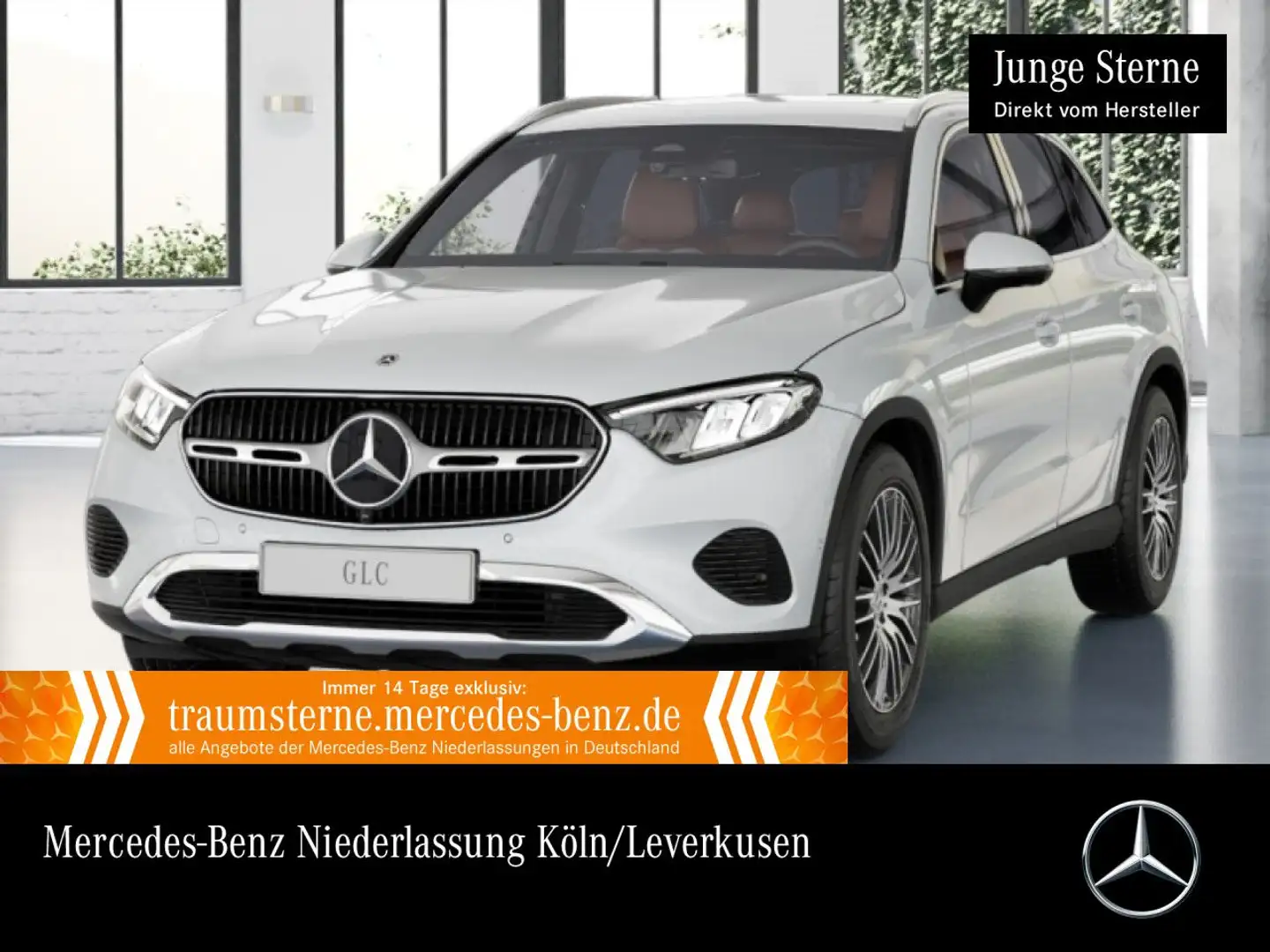 Mercedes-Benz GLC 220 d 4M AVANTG+360+LED+TOTW+KEYLESS+9G Weiß - 1