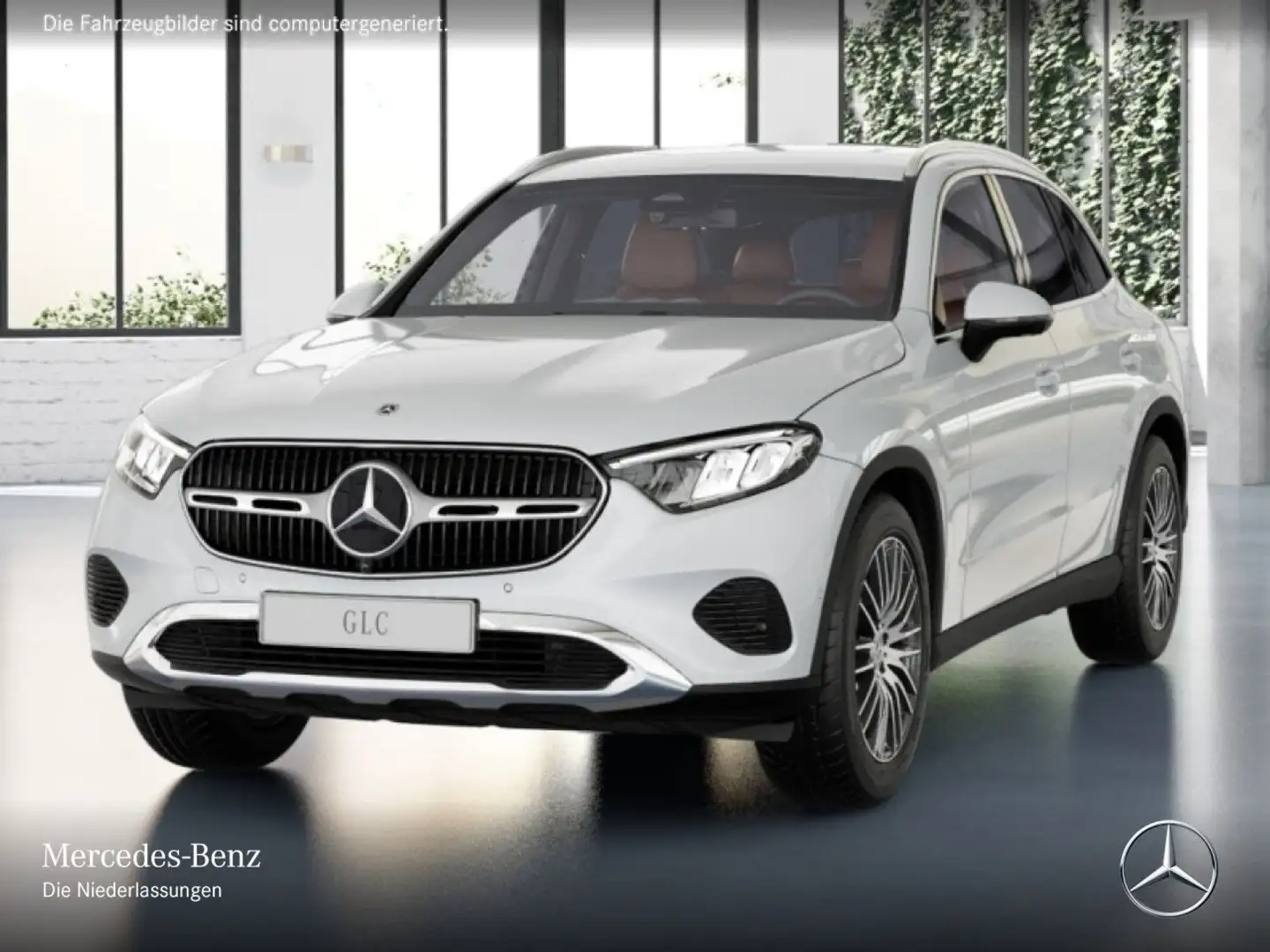Mercedes-Benz GLC 220 d 4M AVANTG+360+LED+TOTW+KEYLESS+9G Weiß - 2