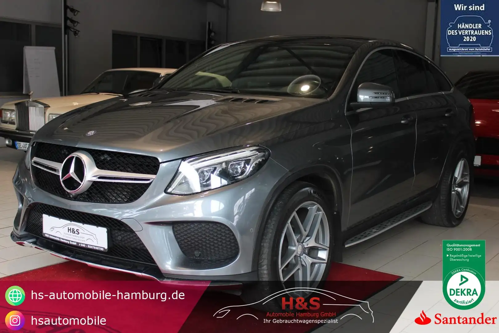 Mercedes-Benz GLE 350 d 4Matic COUPE AMG-LINE PANO*AMBIENT*STANHEIZ Grey - 1