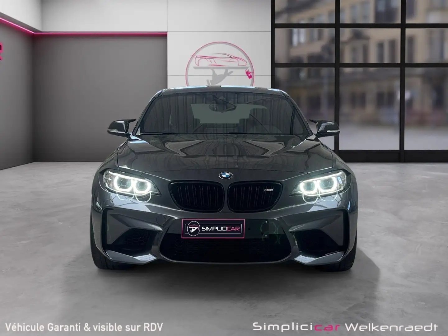 BMW M2 3.0l /370 CV/PANO/SIÈGES CHAUF/BOITE MANU/ Gris - 2