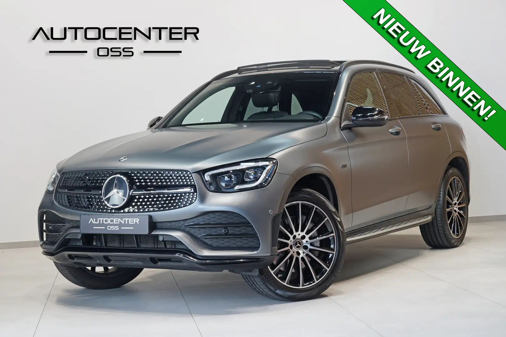 Mercedes-Benz GLC 300 300e 4MATIC AMG ✅ MATGRIJS ✅ PANO ✅ BURMESTER ✅ MU Gris - 1