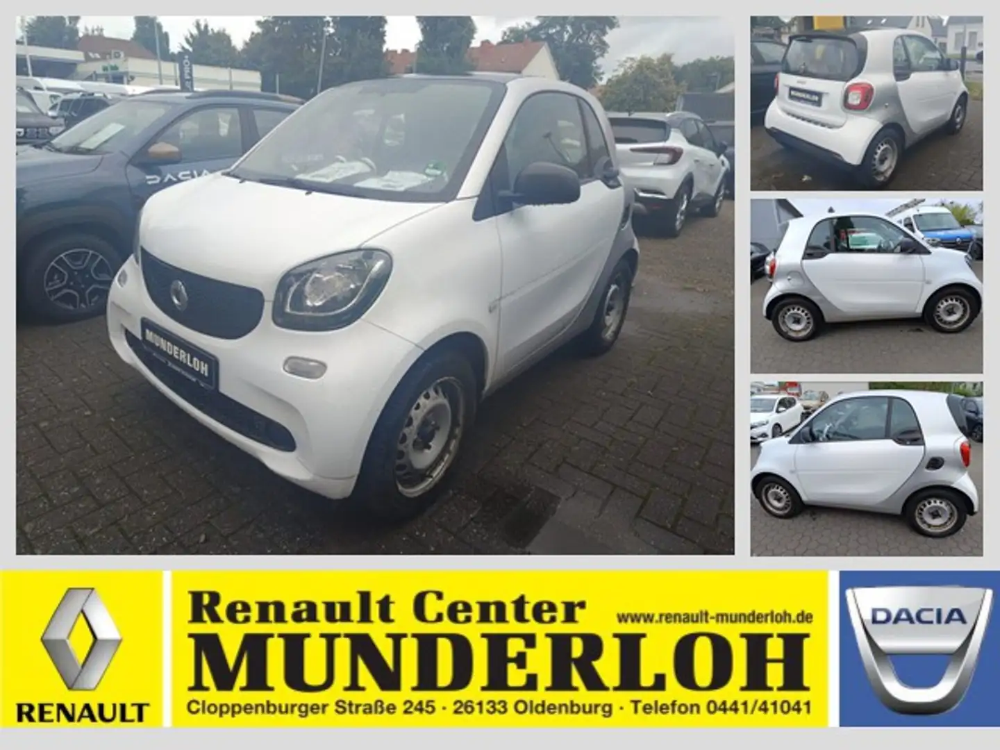smart forTwo Basis 52kW White - 1