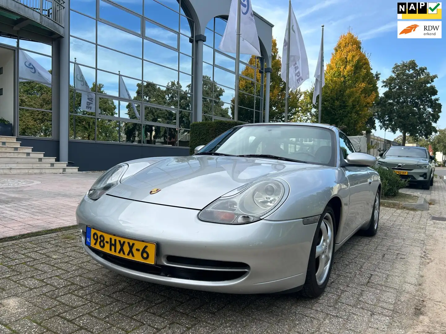 Porsche 911 3.4 Coupé Carrera aut ,schuifd.,navi,o.h Boekjes Grijs - 1