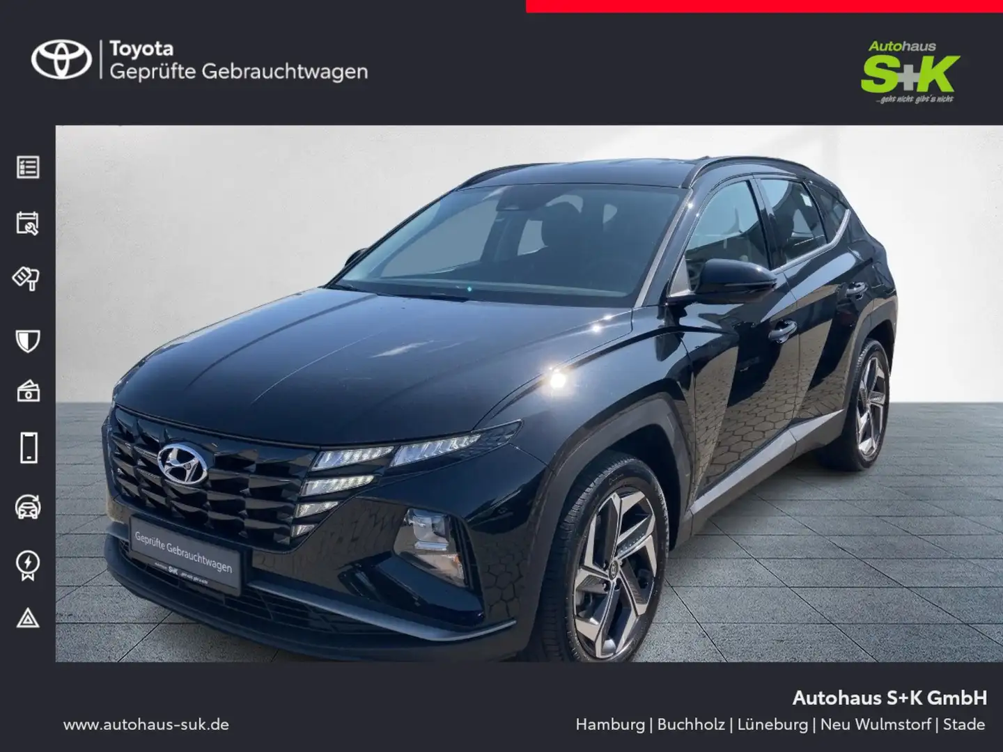 Hyundai TUCSON 1.6 T-GDI Basis Plug-In Hybrid 4WD*KAMERA* Zwart - 1