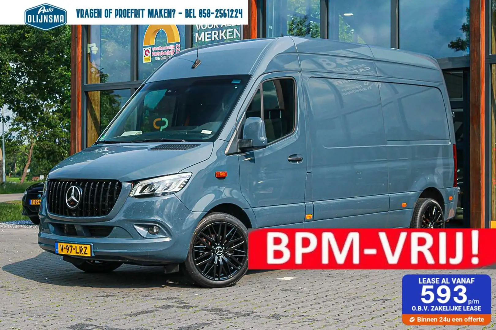 Mercedes-Benz Sprinter bestel 316 CDI L2H2 FWD|ACC|Navi|Airco|LED|Dodehoe Szary - 1