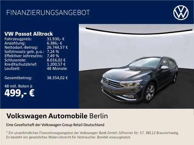 Volkswagen Passat Alltrack 4Motion 2.0 TDI DSG Navi LED SHZ
