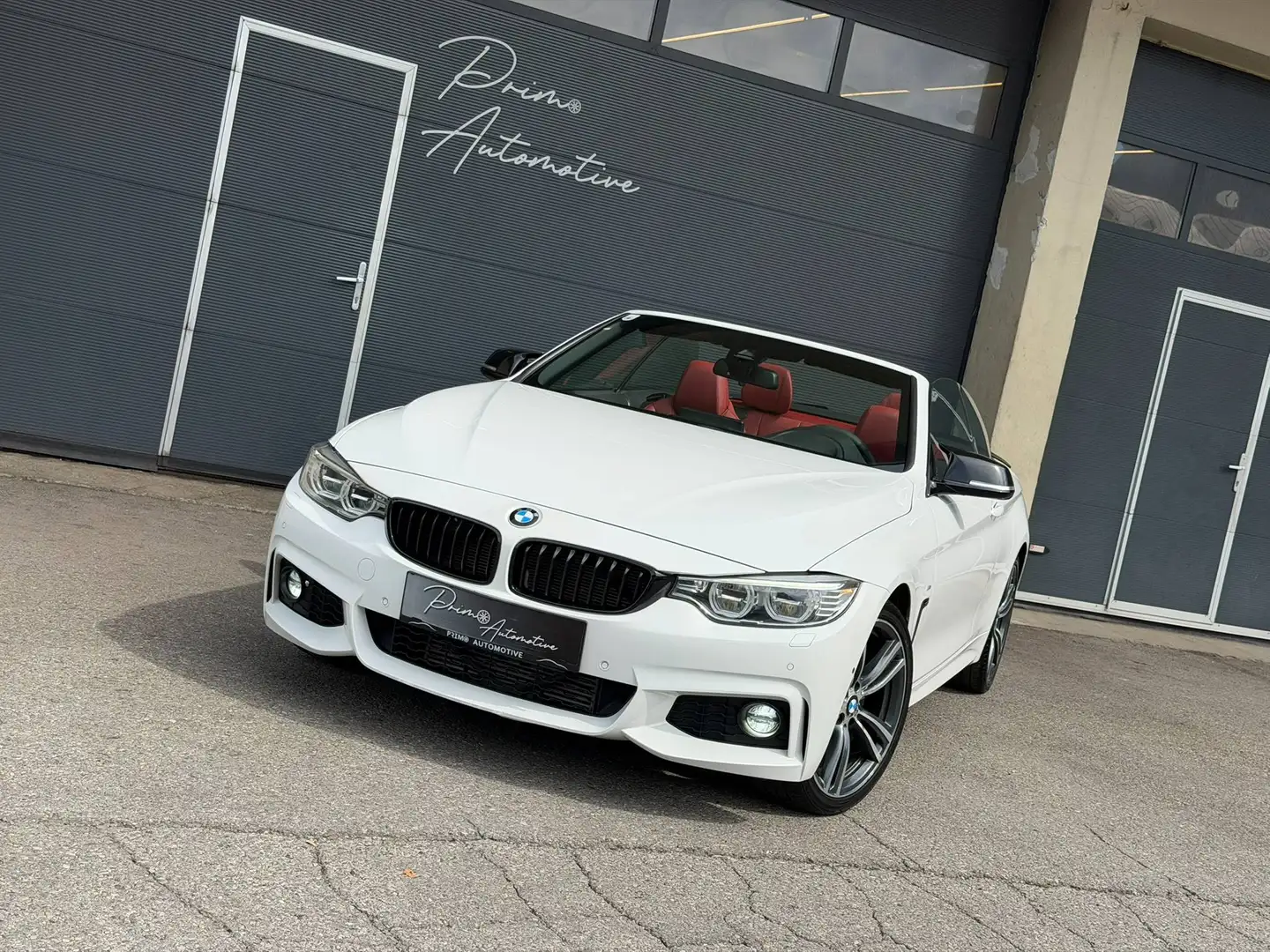 BMW 430 d F33 M-Sport Cabrio Aut. LED* NAVI* HARMAN KARDON* ab € 249,-* Weiß - 1