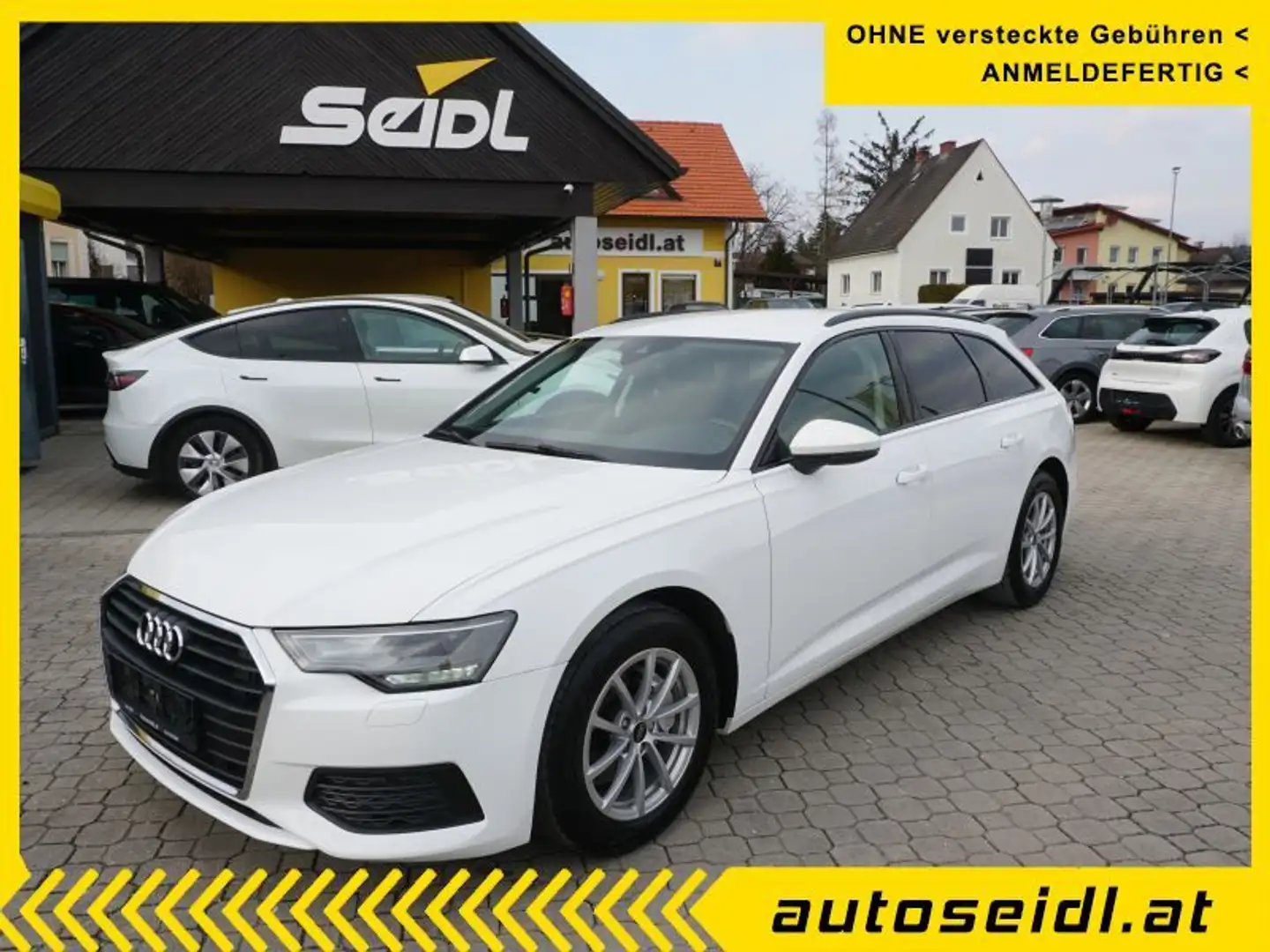 Audi A6 Avant 35 TDI S-tronic *2023er+LED+NAVI* Weiß - 1