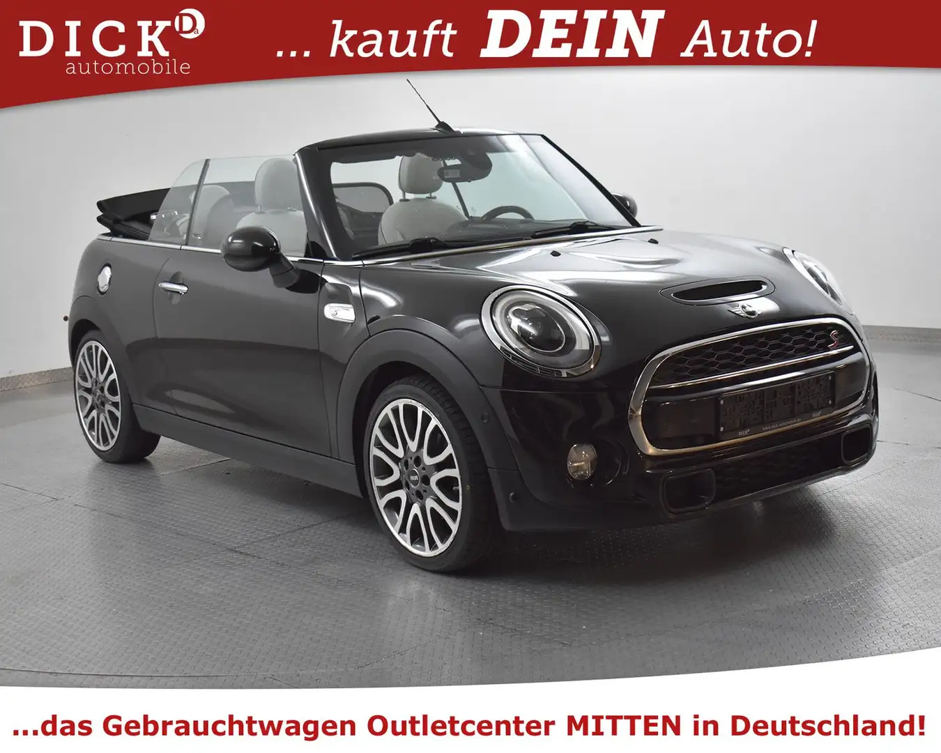MINI Cooper S Cabrio Cooper S Aut. Cabrio CHILI+PROF+HEAD+H&K+LED+ACC Schwarz - 2