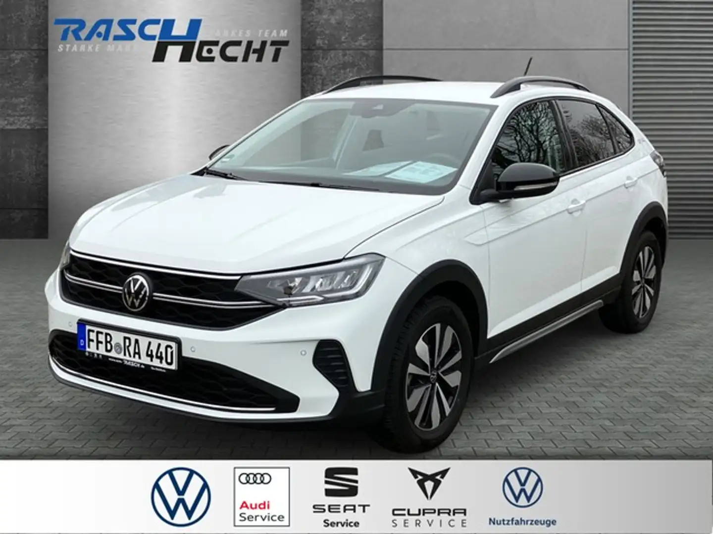 Volkswagen Taigo Goal 1.0 TSI DSG*AHK*NAVI*SHZ* Weiß - 1