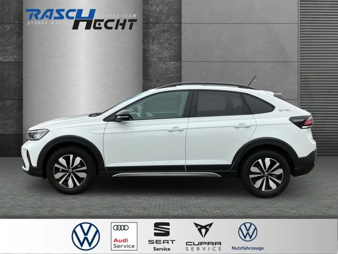 Volkswagen Taigo Goal 1.0 TSI DSG*AHK*NAVI*SHZ* Weiß - 2