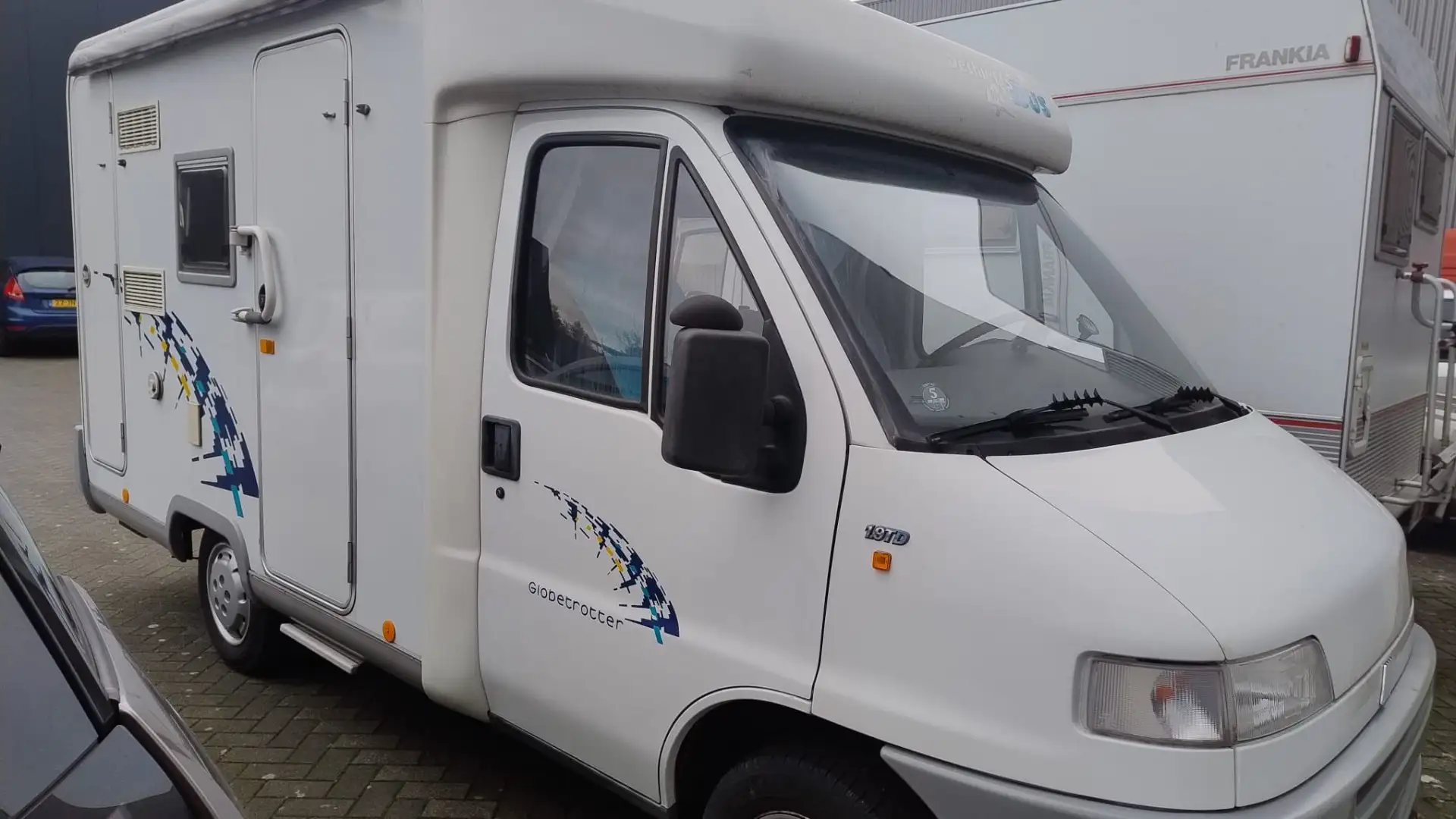 Fiat ducato 1.9 td camper Белый - 1